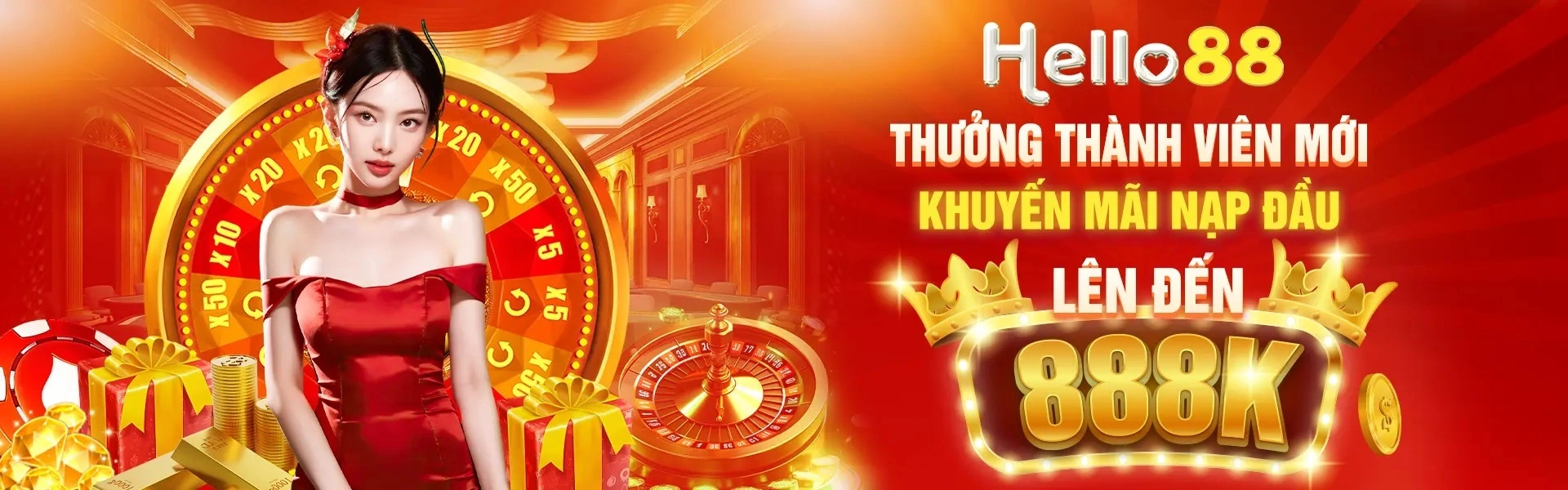 Banner giới thiệu cổng nội dung giải trí trực tuyến Hello88