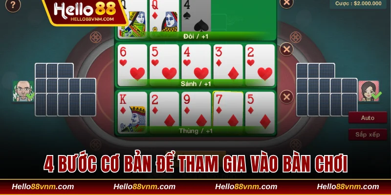 4 bước cơ bản để tham gia vào bàn chơi