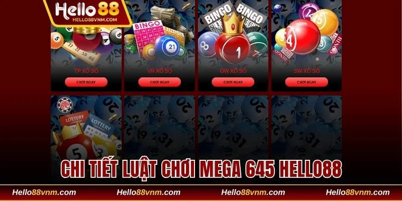 Chi tiết luật chơi Mega 645 cực đơn giản