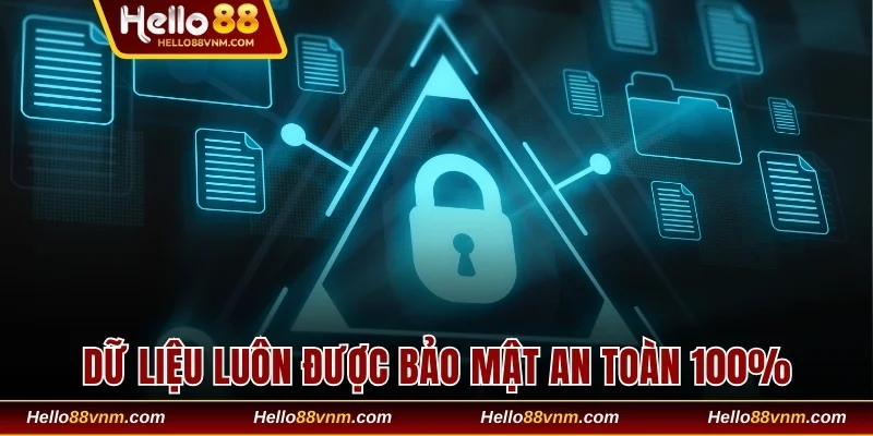 Dữ liệu luôn được bảo mật an toàn 100%