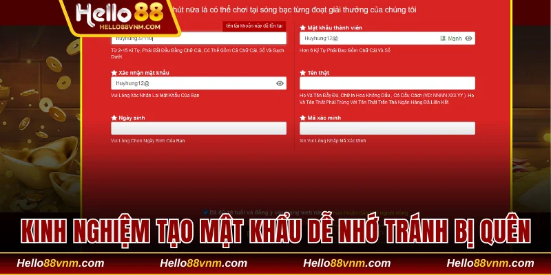 Kinh nghiệm tạo mật khẩu dễ nhớ tránh bị quên