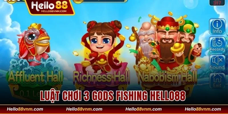 Luật chơi 3 Gods Fishing online từ A - Z cho người mới