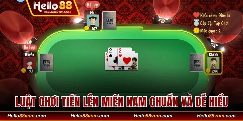 Luật chơi Tiến lên miền Nam chuẩn và dễ hiểu