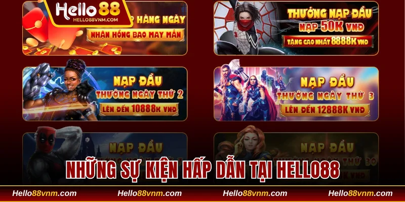 Những sự kiện khuyến mãi chất lượng tại nền tảng